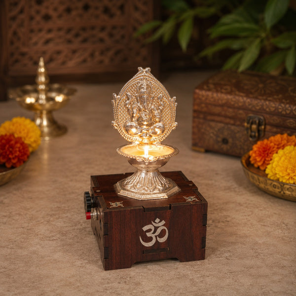 Solar Ganpati Mantra Diya