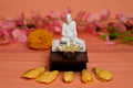 Solar Car Diya – Shree Swami Samarth (White Murti)