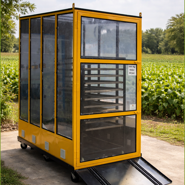 Sharanya- Solar Square Tunnel Dryer 200 Kg
