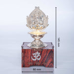 Solar Silver Ganpati Diya