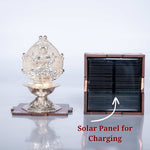 Solar Silver Laxmi Diya