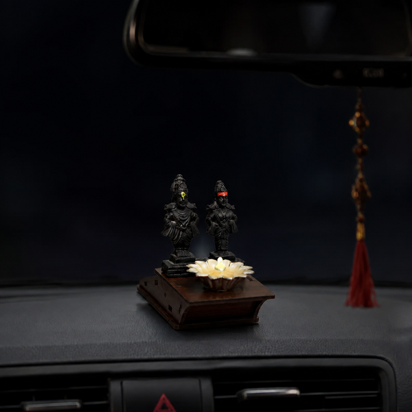 Solar Car Diya – Shree Vitthal Rukmini Night View