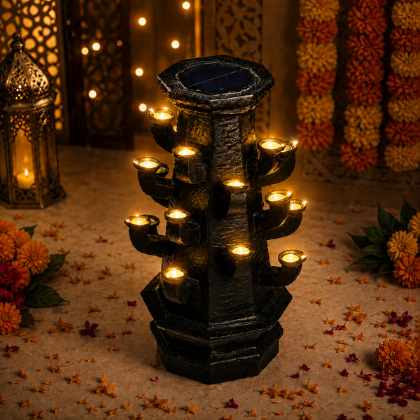 Solar Deepstambh Night View