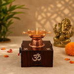 Rose Gold Solar Mantra Diya