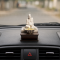 Solar Car Diya – Shree Swami Samarth (White Murti)