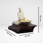 Solar Car Diya – Shree Swami Samarth (White Murti)